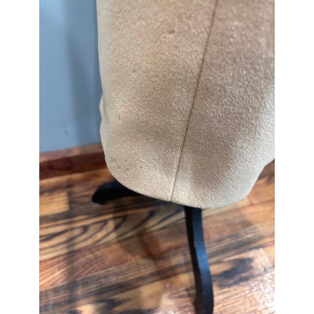 L.L. Bean Women’s Petite Wool Coat Size 6 Camel Tan Long Overcoat - Picture 6 of 10